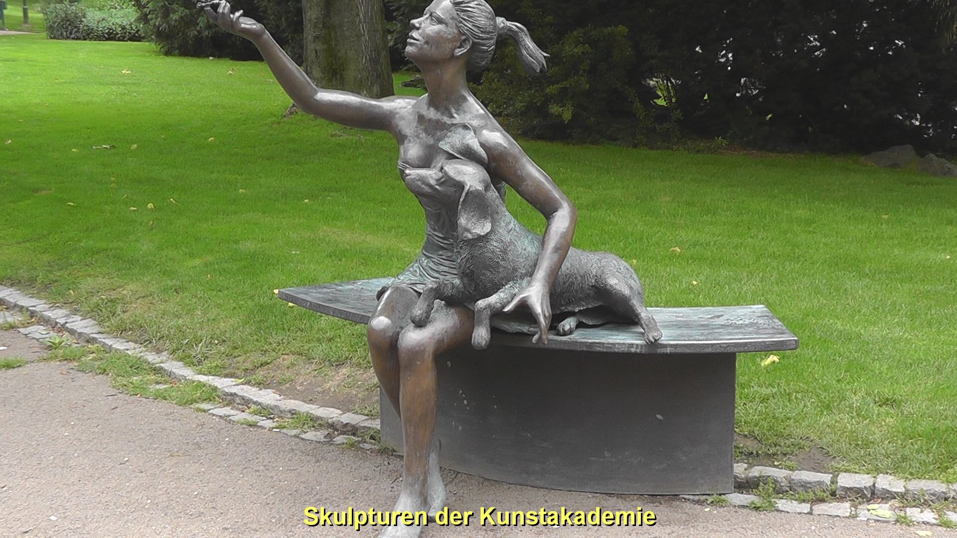 Pilsen Moderne Bronze-Skulpturen