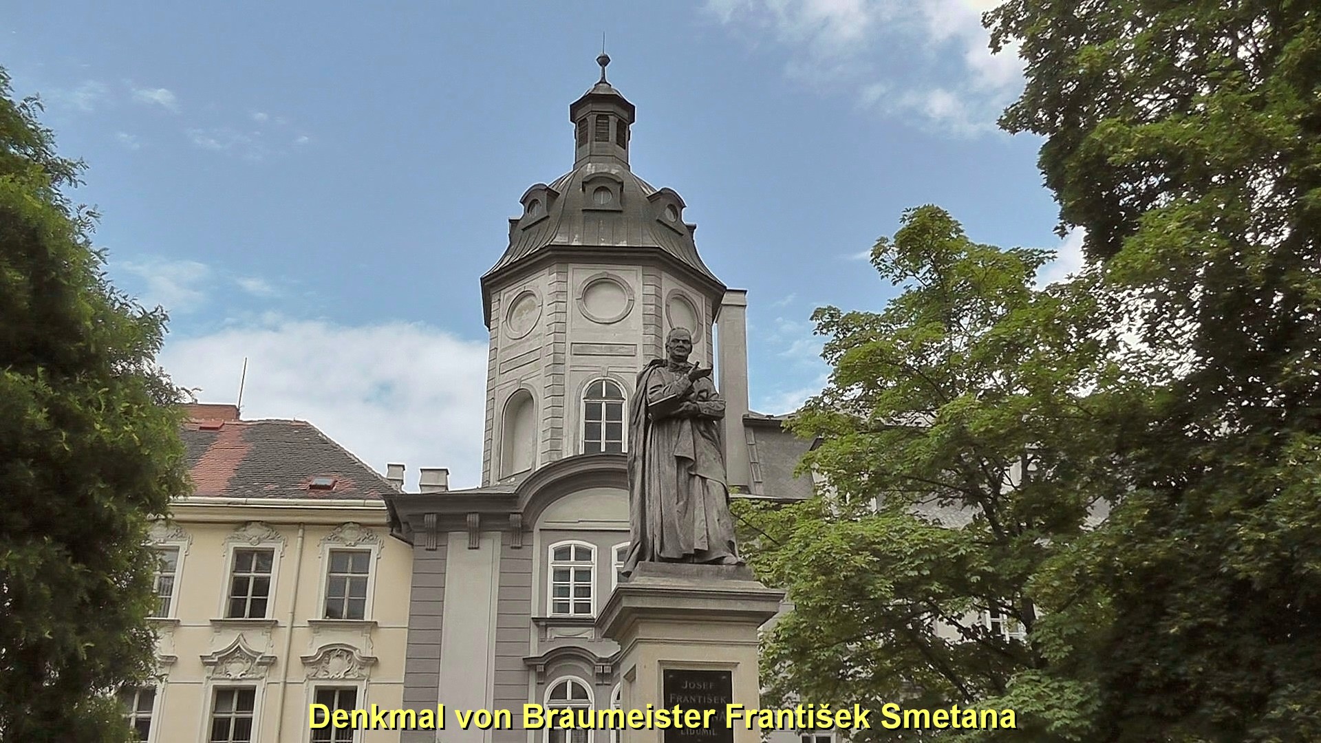 Pilsen Denkmal des Braumeisters Frantisek Smetana