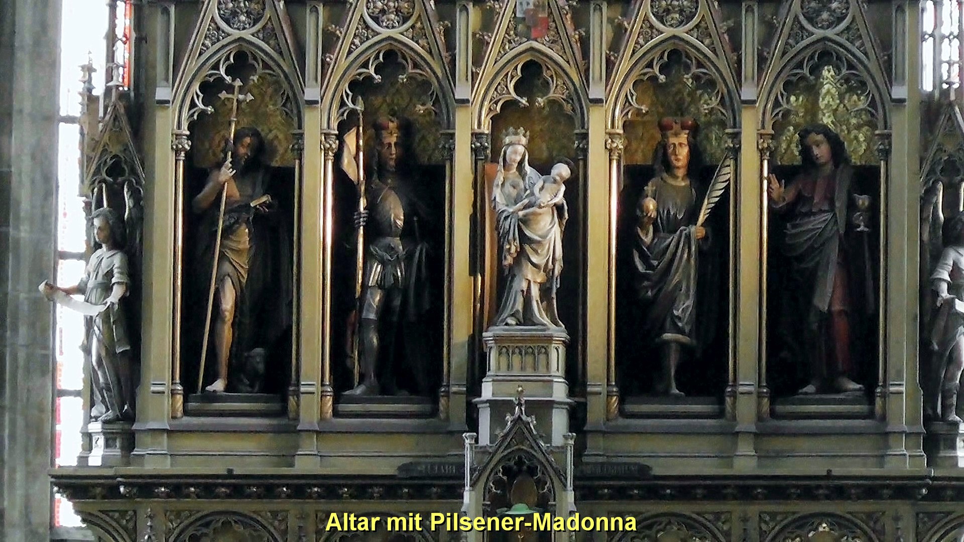 Pilsen Altar mit Pilsener Madonna