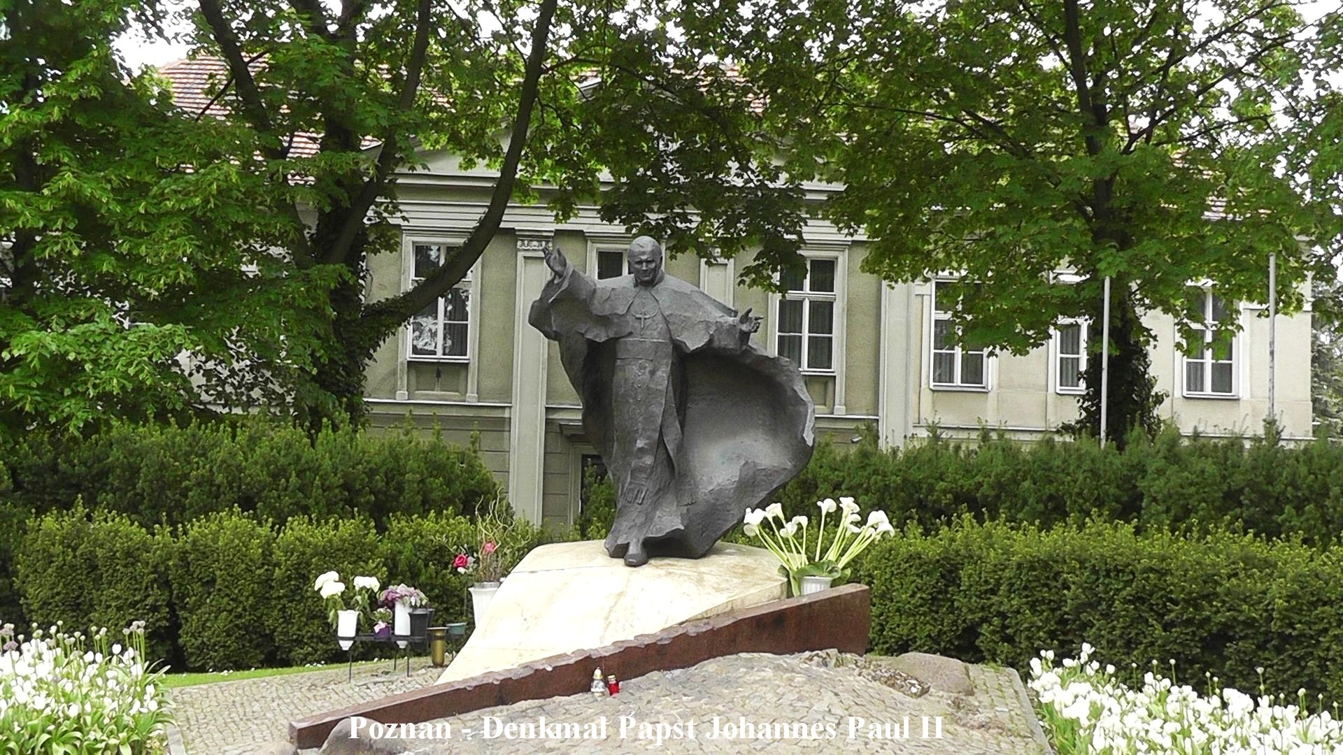 Poznan Denkmal Johannes Paul II